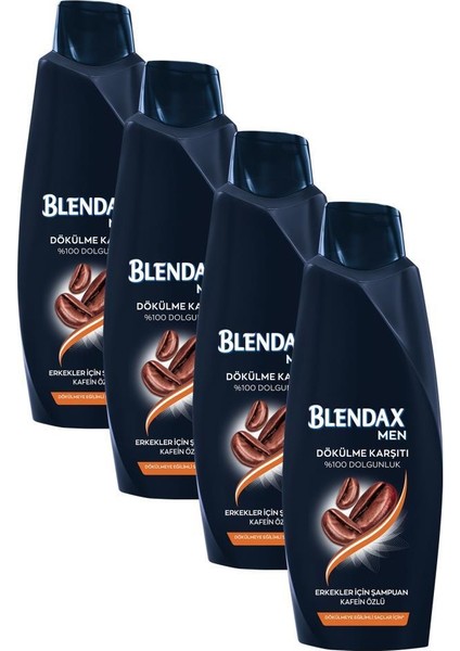 Kafein Özlü Şampuan 500 ml x 4 Adet