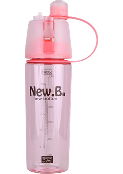 600ML Su Şişesi Taşınabilir Spor Sprey Su Şişesi (Yurt Dışından)