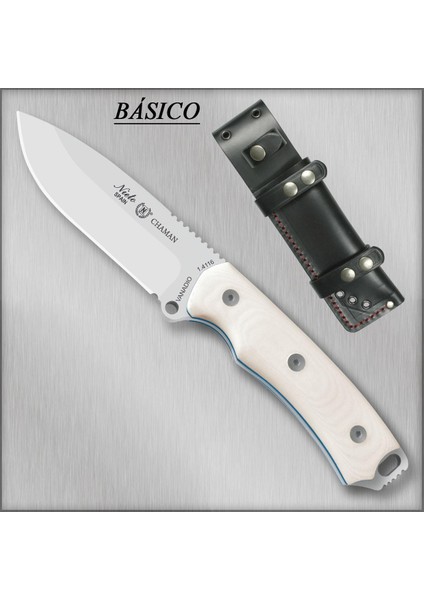Nieto 140-WB Chaman Böhler (White Micarta) Bıçak