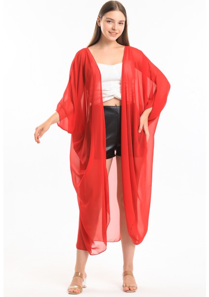 Şifon Plaj Kimono | ELB33597