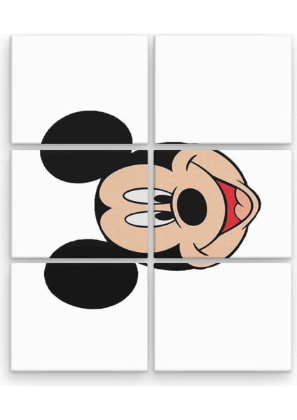 Mickey Mouse BLL3426 6 Parça Ahşap Mdf Tablo NHL7923