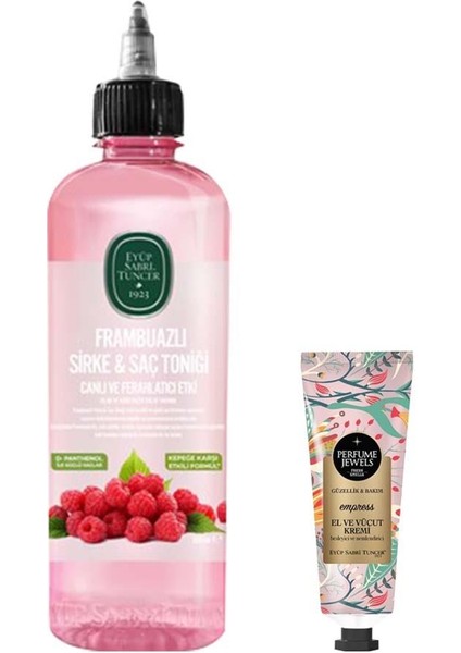 Frambuazlı Sirke & Saç Toniği 500 ml ve Empress El Kremi 50 ml