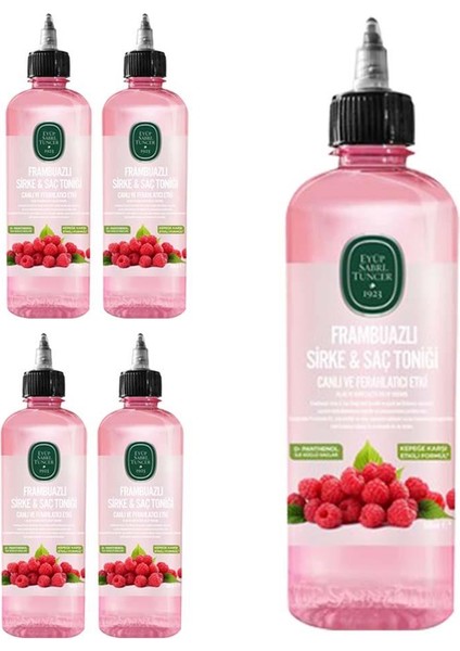 Frambuazlı Sirke & Saç Toniği 500 ml x 5
