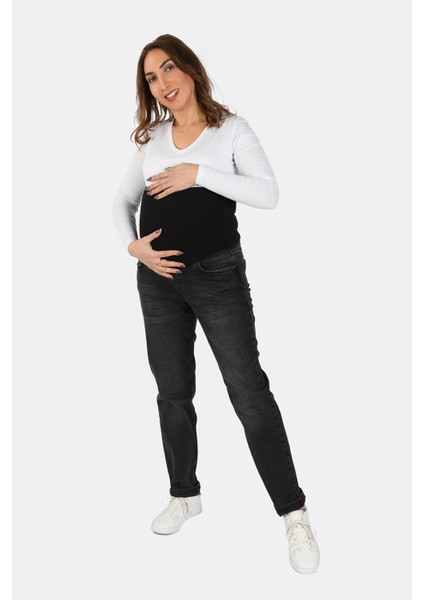 Hamile Kot Pantolon Siyah