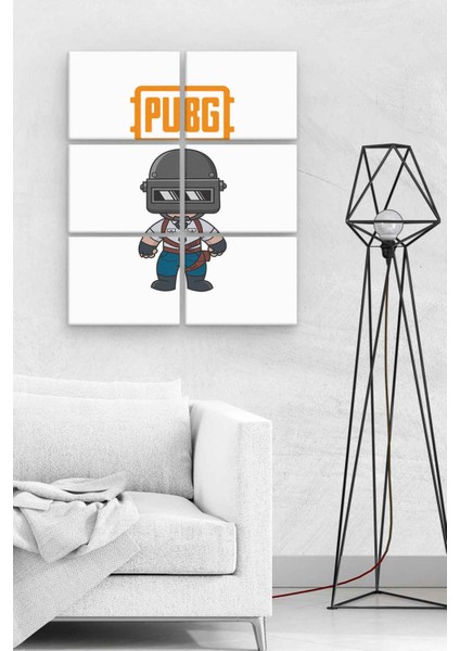 Pubg BLL1819 6 Parça Ahşap Mdf Tablo NHL6316