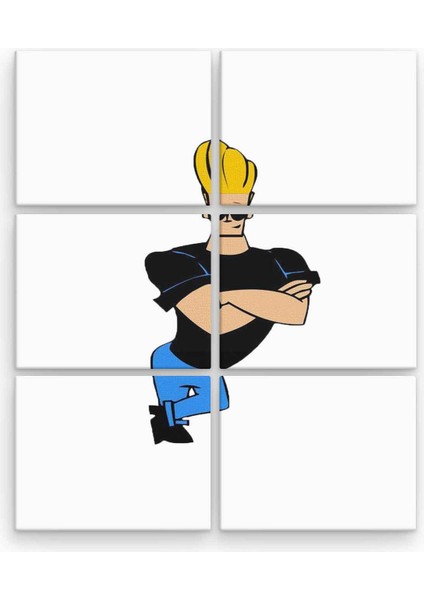 Johnny Bravo BLL3046 6 Parça Ahşap Mdf Tablo NHL7543 fiyatları