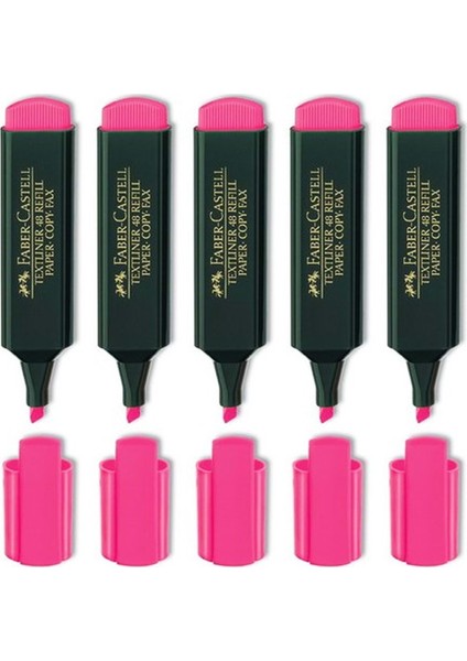 Fosforlu Kalem 1548 Pembe 5 Adet