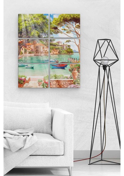 Thomas Shelby 6 Parça Ahşap Mdf Tablo NHL3007