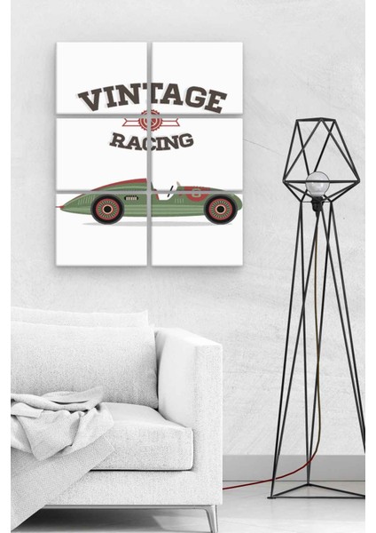 Vintage Racing BLL2100 6 Parça Ahşap Mdf Tablo NHL6597