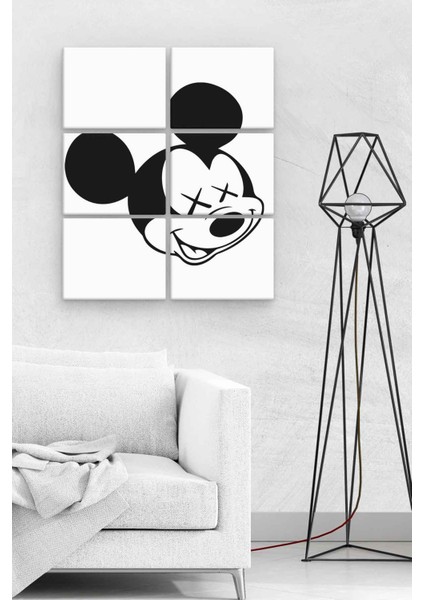 Mickey Mouse BLL3030 6 Parça Ahşap Mdf Tablo NHL7527