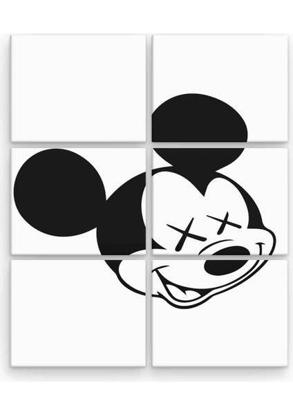 Mickey Mouse BLL3030 6 Parça Ahşap Mdf Tablo NHL7527