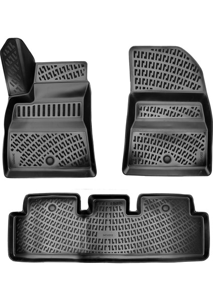 Tesla Model 3 2017 Sonrası 3D Havuzlu Paspas