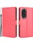 P50 Pro Için Bölünmüş Deri Çılgın At Doku Cüzdan Tasarım Telefon Kılıfı Kabuğu - Altın (Yurt Dışından) 1