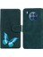 Baskı Stand Cüzdan Tasarım Huawei Nova 8i Için Cilt Dokunma Deri Telefon Kapağı/onur 50 Lite - Yeşil (Yurt Dışından) 1