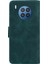 Baskı Stand Cüzdan Tasarım Huawei Nova 8i Için Cilt Dokunma Deri Telefon Kapağı/onur 50 Lite - Yeşil (Yurt Dışından) 3