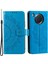 Mandala Çiçek Tam Koruma Pu Deri + Yumuşak Tpu Stand Cüzdan Telefon Kılıfı Huawei Nova 8i Için Kayış - Mor (Yurt Dışından) 1