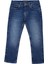 Lacivert Taşlanmış Denim Çocuk Pantolon 1