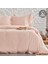 Bedding Plain Tek Kişilik Ranforce Yıkamalı Nevresim Takımı - Blush 1