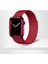 Apple Watch 7 41MM Krd-01 Metal Kordon - Kırmızı 1