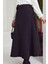 Kemerli Kloş Etek-Siyah 4