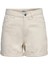 Onlvega Krem Kot Şort Mom Shorts - 15230571 2