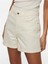 Onlvega Krem Kot Şort Mom Shorts - 15230571 5