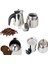 1 Adet Klasik Paslanmaz Çelik Bar Percolator Ofis Aile Kahve Makinesi Pot Espresso Maker 2