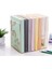 2 Adet Yaratıcı Metal Bookends Masası Depolama Tutucu Raf Kitabı Organizatör Standı, Aşk Şekilli ve kare | 4
