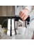 Paslanmaz Çelik Kahve Makinesi Kahve Pot Moka Pot Şofben Kahve Makineleri Su Isıtıcısı Kahve Brewer Latte Percolator Soba Kahve Araçları 3
