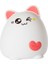 LED Gece Lambası Kedi Hayvan USB Şarj Silikon Karikatür Kreş Lambası Bebek Gece Lambası Çocuk Doğum Günü Hediyesi Oyuncak | LED Gece Işıkları (Uzaktan Kumanda)(Yurt Dışından) 1