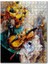 Keman Kahve Notalar ve Çiçekler 255 Parça Puzzle Yapboz Mdf (Ahşap) 1