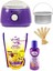 Ağda Makinesi Mor 800 Alfa+Ek Hazne+Vivet Natural 250ML Boncuk Ağda+5 Spatula+Vivet 125ML Yağ 1