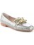 Lame Kroko Kadın Loafer Ayakkabı K01641166311 3