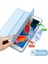 Apple İPad Pro 10.5 Kılıf Silikon Kalem Bölmeli Smart Case A1701 A1709 A1852 Mavi 3
