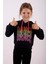 Toontoy Kız Çocuk Dance Baskılı Kapüşonlu Sweatshirt 1