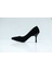 Siyah Süet Ince Topuklu Stiletto Kadın Ayakkabı 1