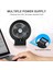 TW-8003 2 Inç LED Işık Kamp Fan Siyah (Yurt Dışından) 4