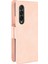 Samsung Galaxy Z Fold3 5g Pembe Için Buzağı Deri Kılıf (Yurt Dışından) 4