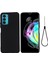 Motorola Moto Edge 20 Pro Black Için Sıvı Silikon Kılıf (Yurt Dışından) 1