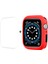 Tpu Case + Apple Watch Için Ekran Filmi 7 45 mm Kırmızı (Yurt Dışından) 1