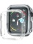 Apple Watch S 7 41 mm Şeffaf Için Ektroplatılmış Pc Saat Kılıfı (Yurt Dışından) 1