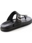 Siyah Leather Erkek Terlik 4