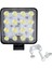1 Adet 16 LED Off Road Işık Lamba Araç Aydınlatma Jeep Tekne 3