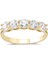 Preciosa Zirconia Taşlı Gümüş Beştaş Yüzük YZG.365 2