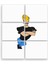 Johnny Bravo BLL3046 6 Parça Ahşap Mdf Tablo NHL7543 2