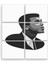 Muhammed Ali BLL2038 6 Parça Ahşap Mdf Tablo NHL6535 2