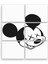 Mickey Mouse BLL3030 6 Parça Ahşap Mdf Tablo NHL7527 2