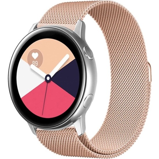 Samsung Galaxy Watch 4 Kordon 40424446 mm Metal Hasır Fiyatı