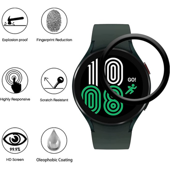 Samsung Galaxy Watch 4 44MM Ekran Koruyucu Nano Esnek Cam Fiyatı