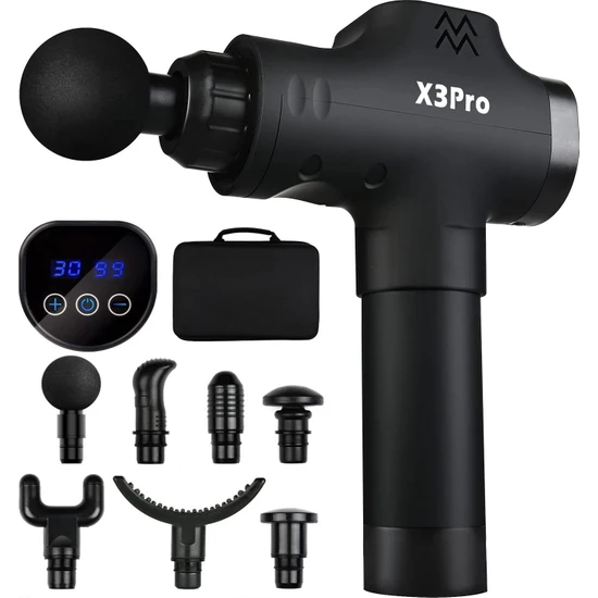 hepsiburada Kraft Hart X3PRO Masaj Tabancası 24V Spor 30 Hız Vurmalı Süper Sessiz Fırçasız Motor siyah hepsiburada Kraft Hart X3PRO Masaj Tabancası 24V Spor 30 Hız Vurmalı Süper Sessiz Fırçasız Motor siyah
